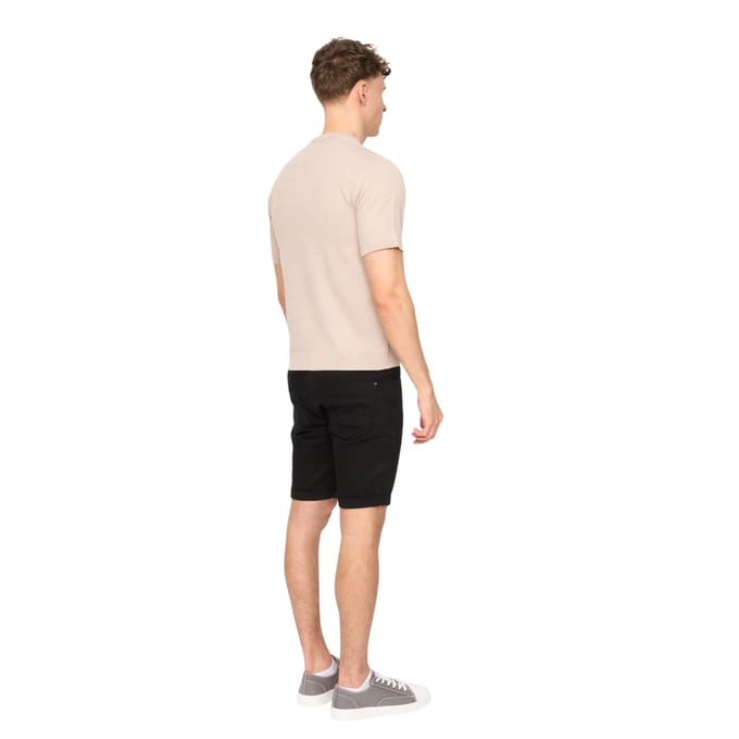 Duck and Cover Heren Marvela Geweven T-Shirt (Stone)