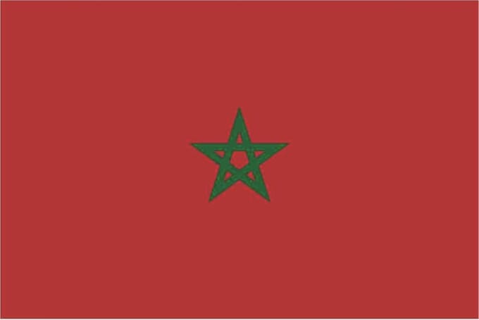 Vlag Marokko