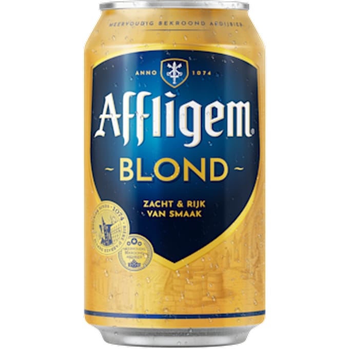 Blond bier blik