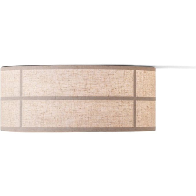 Audo Copenhagen Audo plafondlamp Hashira, naturel, linnen, Ø 50 cm
