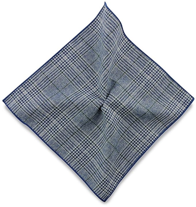 Sir Redman - Pochets - pochet Maher Tweed - blauw / groen / grijs / wit