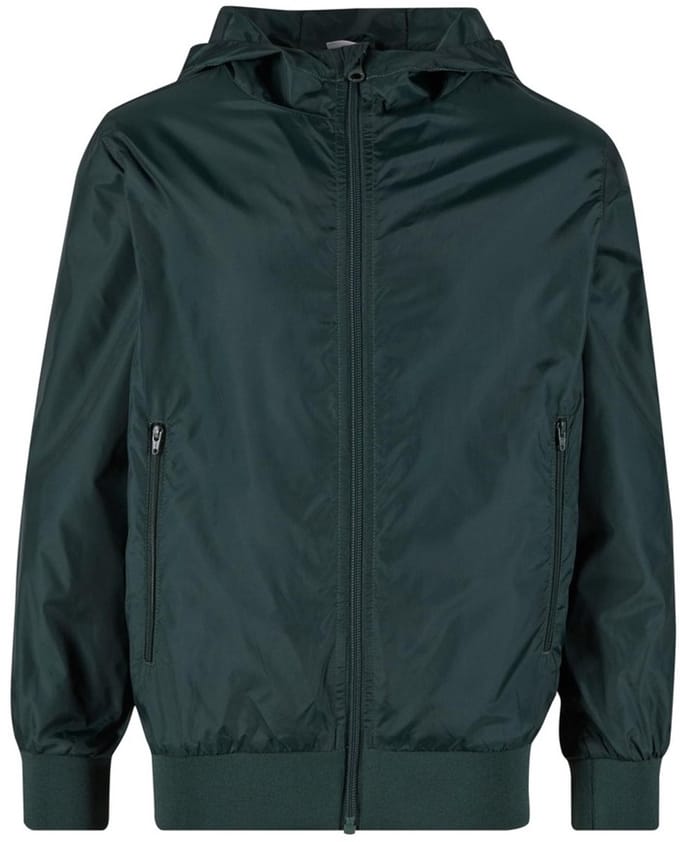 Urban Classics - Basic Kinder Windbreaker jacket - Kids 158/164 - Donkergroen