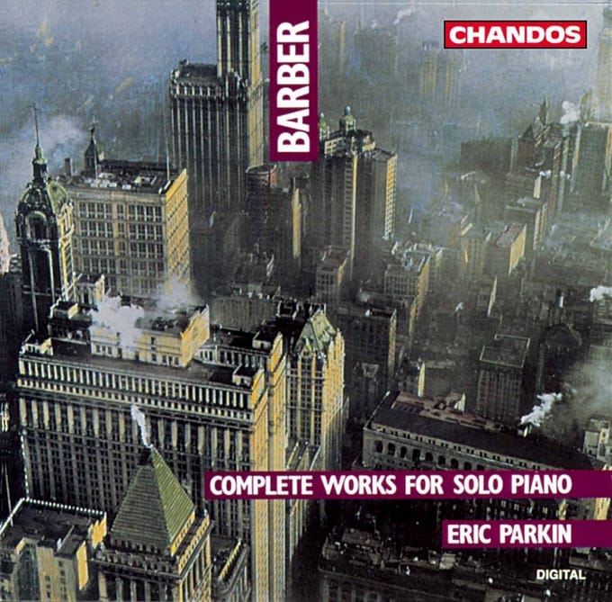 Eric Parkin - Barber: Complete Works For Piano (CD)