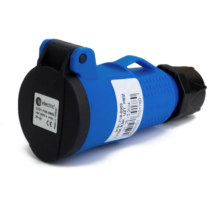 Elektrisch Stopcontact Ups Tafelmodel 16A 250V Type E Met Randaarde Met Kabeldoorvoer Ip54