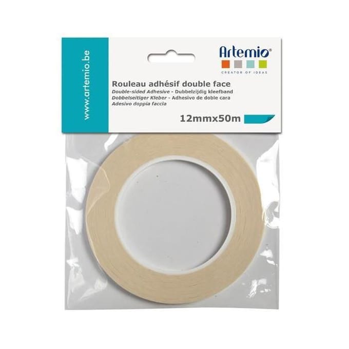 Artemio dubbelzijdig plakband 12 mm X 50 m