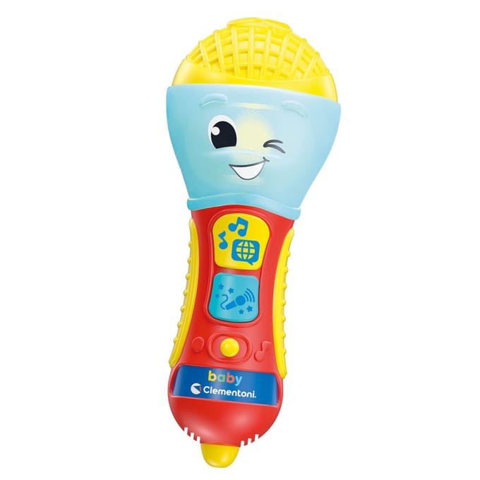 Clementoni - Baby speelgoed - Sprekende Microfoon - Leren praten - Vanaf 10 maanden