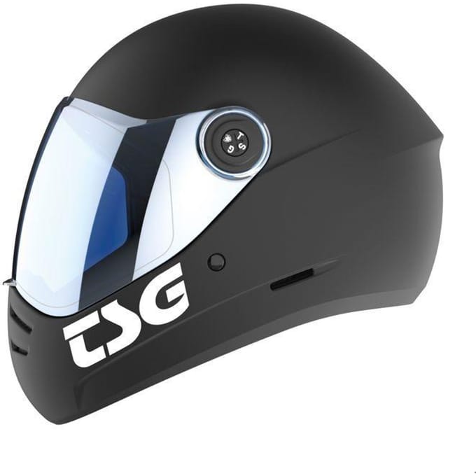 TSG Pass 2.0 Solid Color +Bonus Visor Helm zwart