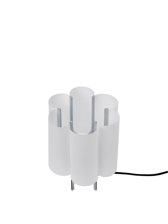 Ferm Living Boe Tafellamp H28 Zilver/ Naturel