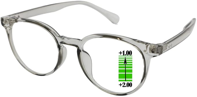 Leesbril Vista Bonita Panto Multifocaal-Kadushi silver-+2.00