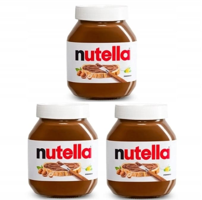 Nutella Hazelnootpasta - 3 x 1kg - 3 kg