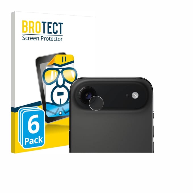 BROTECT - Screenprotector voor Apple iPhone Air (ALLEEN Camera Lens) - Folie Beschermfolie transparant 6 Stuks