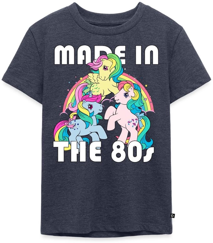 My Little Pony Retro Made In The 80's Premium T Shirt Kinderen