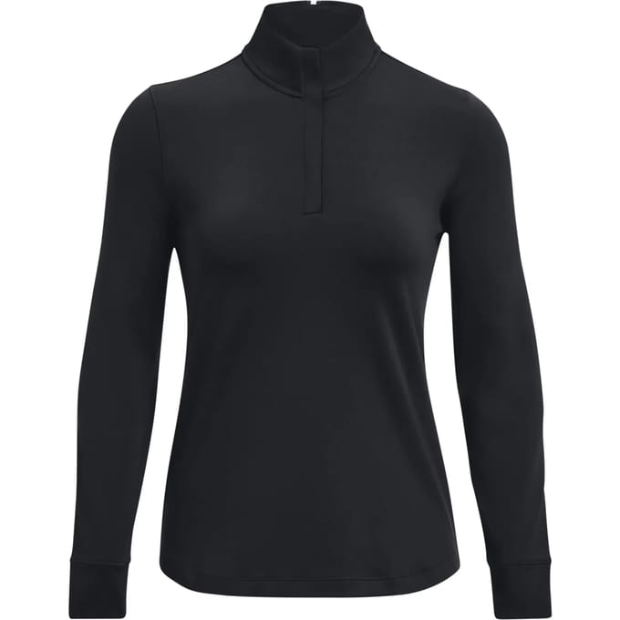 Under Armour Golf Playoff Sweatshirt Met Halve Rits Zwart S Vrouw