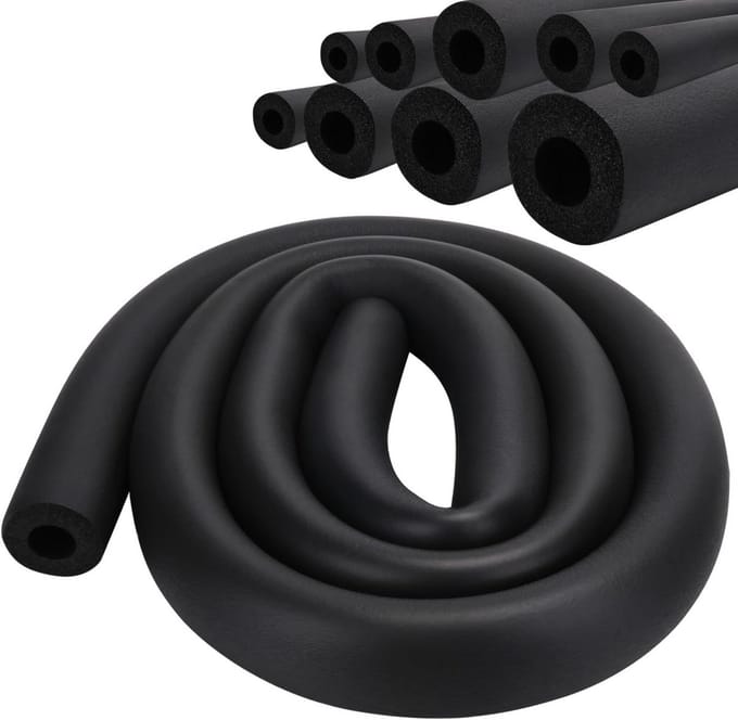 Zwarte Buisisolatie van Schuimrubber voor Warmtebehoud, 32 mm Doorsnede