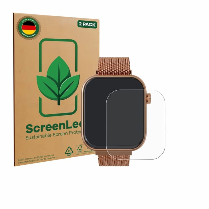 2 Stuks Screenprotector voor Techmade M-GLAM011 1.75" - Hoogwaardige Beschermfolie transparant