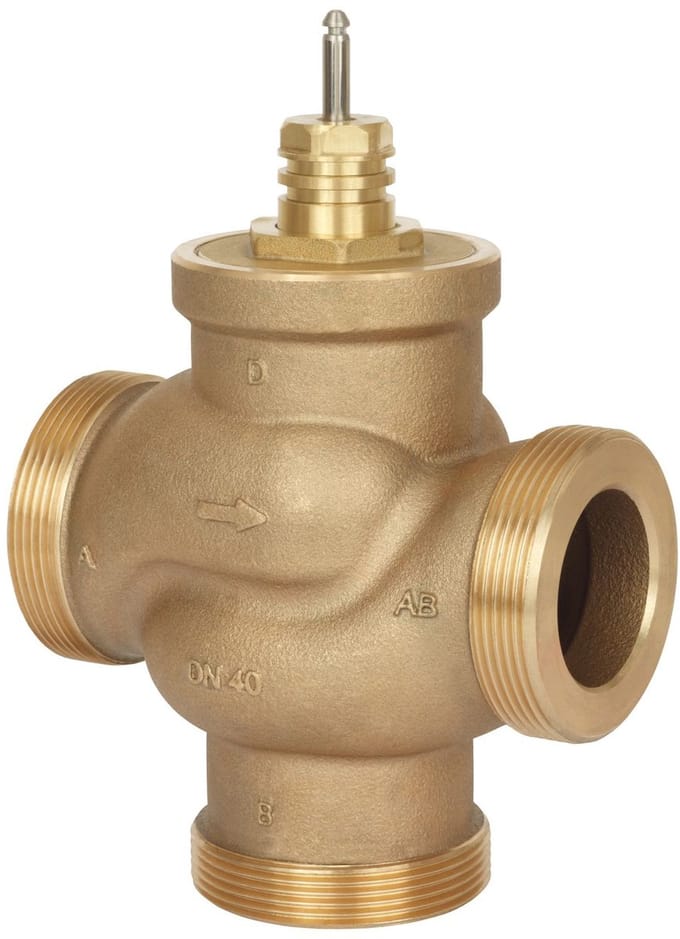 Danfoss 3-weg mengventiel VRB 3 DN15 Kvs 2,5, PN16, RG5, 065Z0154