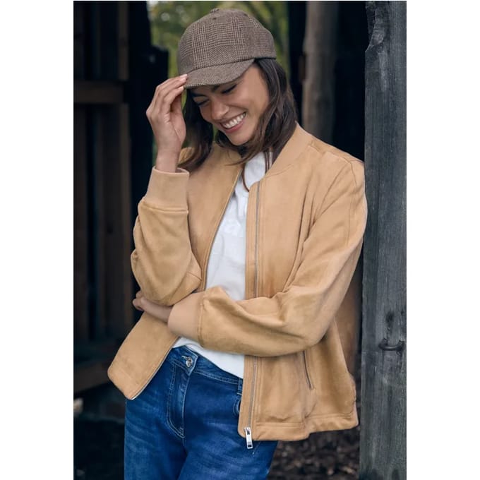 Cecil jasje velour 212943 - Golden camel