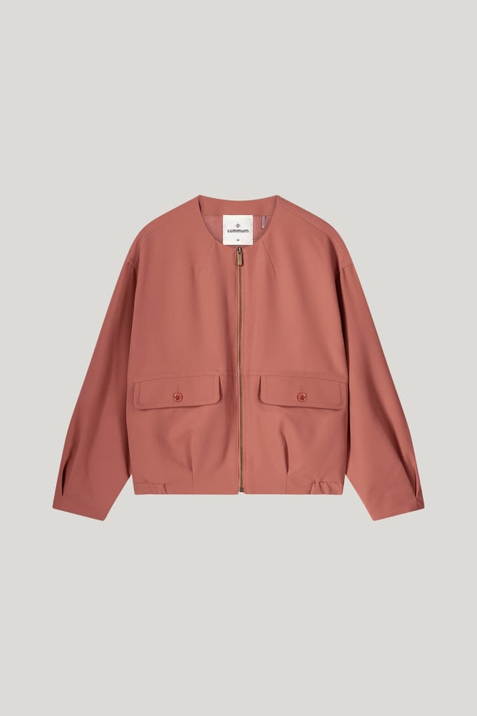 Summum Woman Jacket Uni Sephia Blush Maat: 44 | Lichte Jassen Outlet | Dames