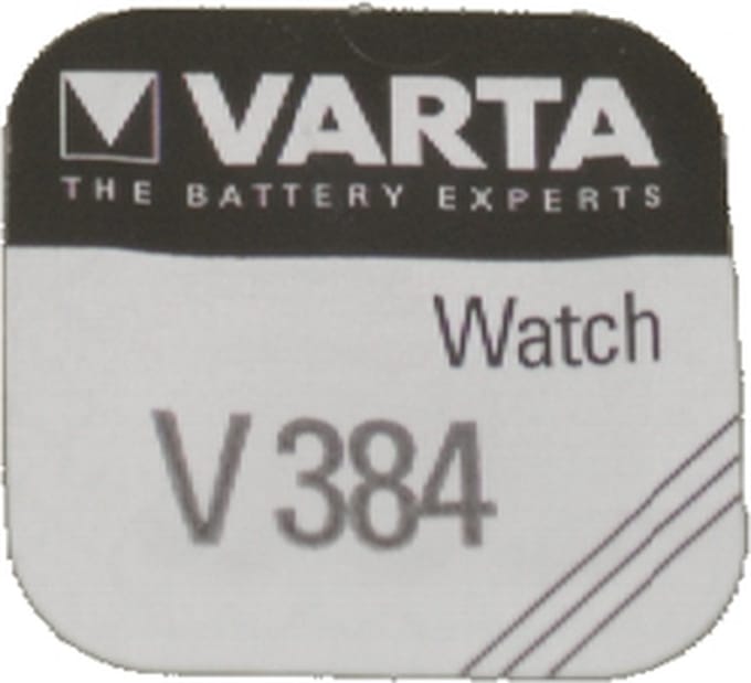 Varta SR41 SW/V384 1BL Zilver-oxide (S) knoopcel batterij