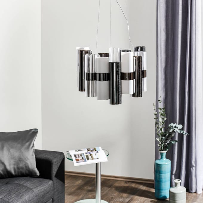Slamp La Lollo Medium hanglamp tin/wit
