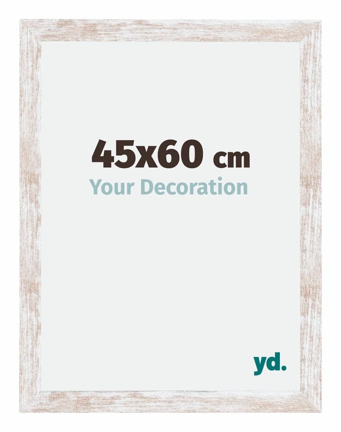 Your Decoration - Fotolijst 45x60 cm - MDF - White Wash - Catania