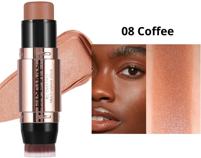Creamy Dual Contour Stick 08 Coffee - Incl. Contourkwast - 7g
