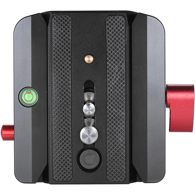 Snelkoppeladapter met Snelontgrendel Schuifplaat voor Manfrotto Statief 577 Vervanging black