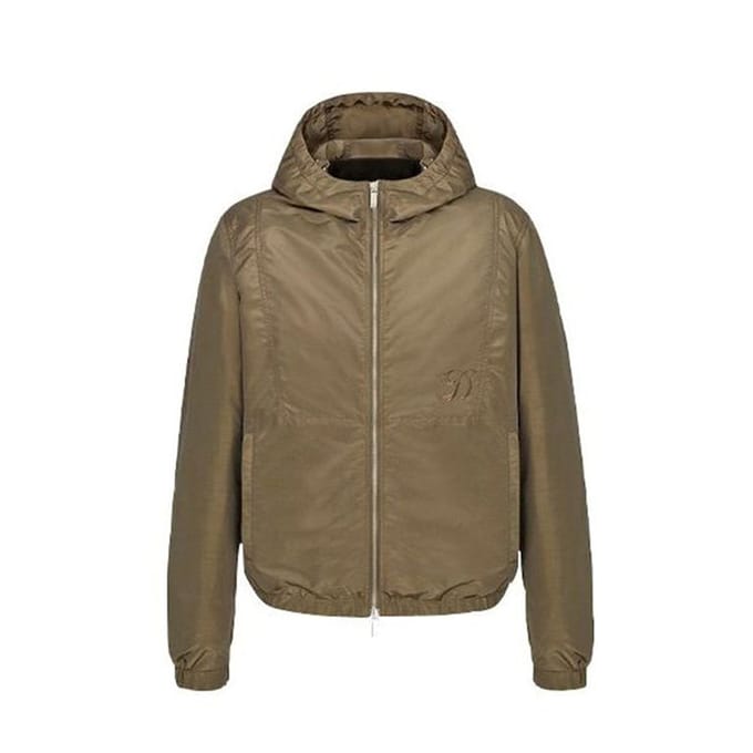 Dior x Kenny Scharf geborduurd logo capuchonjack