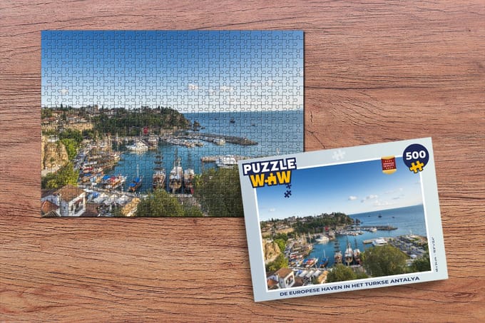 Puzzel De Europese haven in het Turkse Antalya - Legpuzzel - Puzzel 500 stukjes