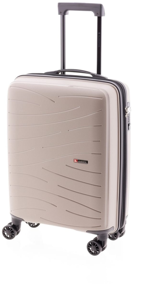 Gladiator Flow Handbagage Koffer Expandable - 55 cm - 36/40 liter - Expandable - Beige