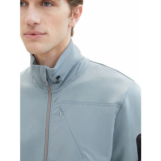 Tom Tailor - Sweatvest - Mannen - XXL - MidGrijs - Katoen - 1040922