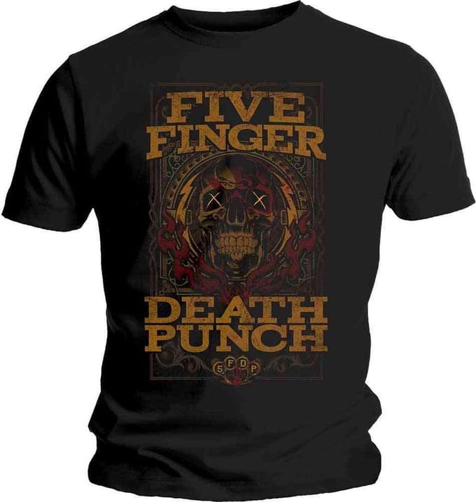 Five Finger Death Punch - Wanted Heren T-shirt - M - Zwart