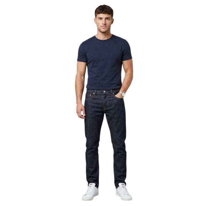 Levis Heren 512 Tapered Slim-fit jeans (Kabeljauw)