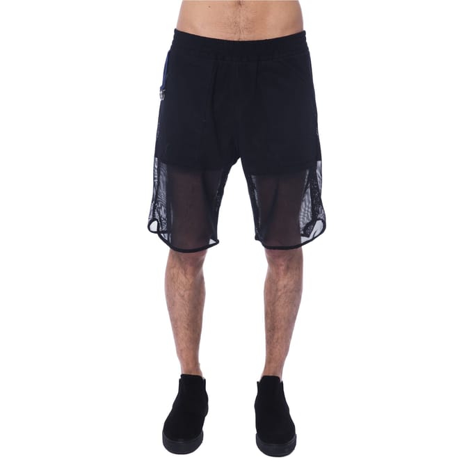 Nicolo Tonetto Zwarte Polyester Korte Broek voor Mannen