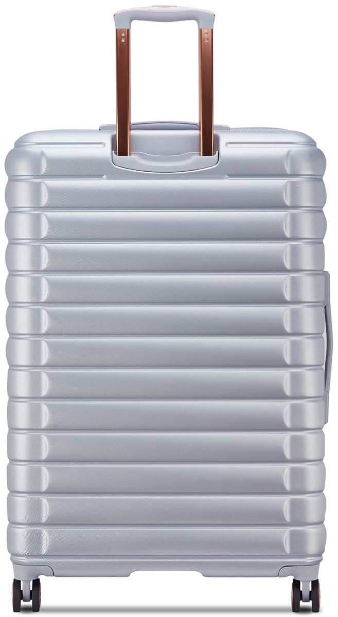 Delsey Shadow 5.0 Spinner 82 cm - Uitbreidbaar 131/143 liter - 82x55x34.5/37.5 cm - platinum