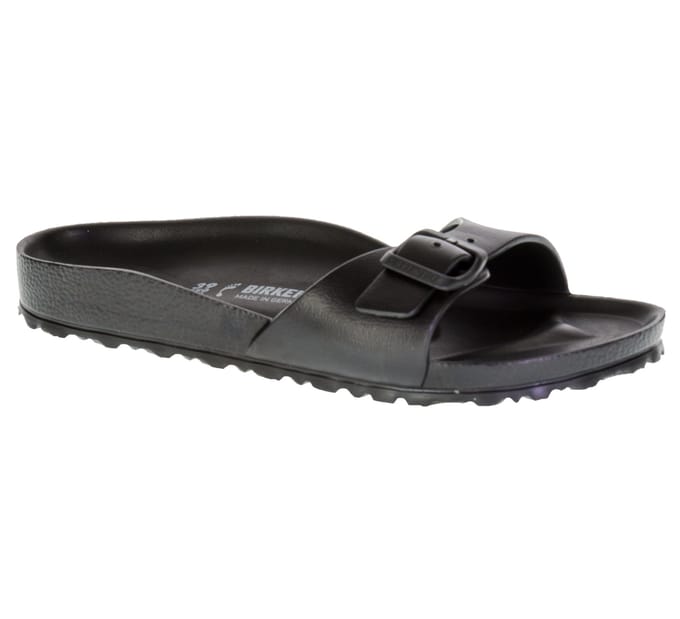 Birkenstock - 36 - Madrid Dames Slippers Small fit - Black - Maat 36