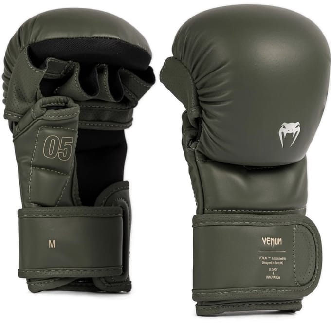 Venum Impact Evo Sparring MMA Handschoenen Military Green - S