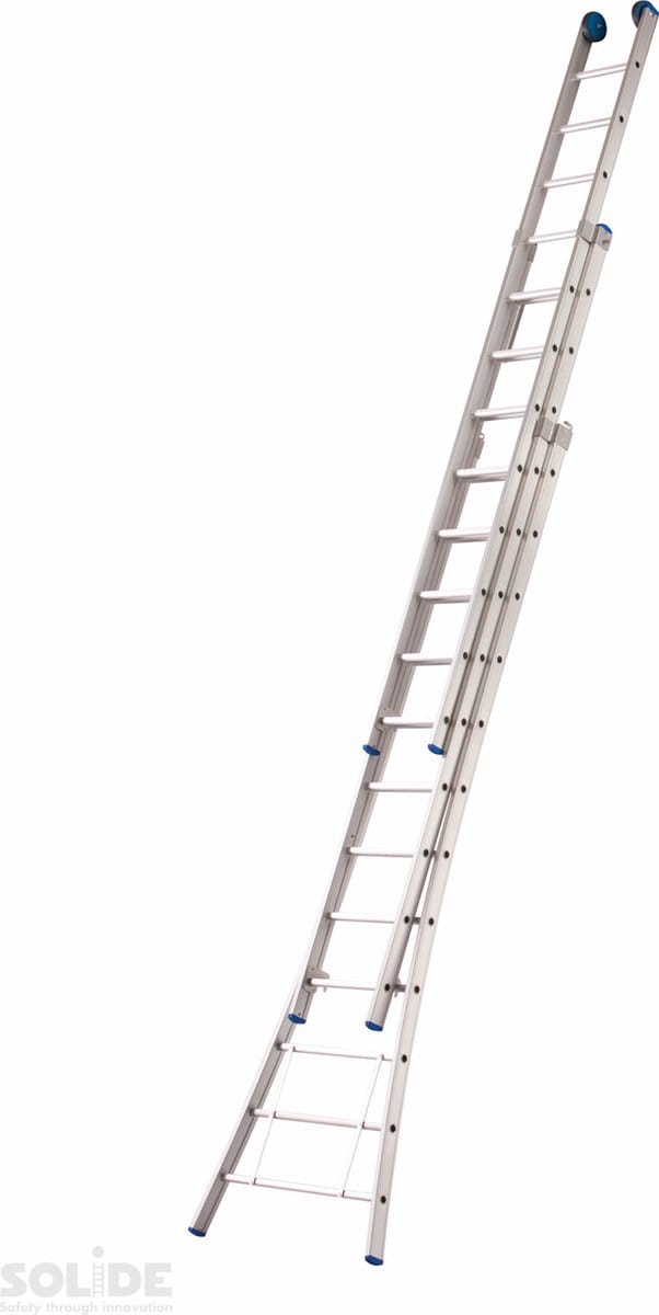 Solide 3-delige Uitgebogen Reformladder - 3x6 Sporten