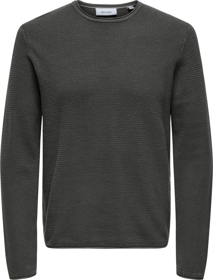 ONLY&SONS - ONSERIC REG 12 STRUC CREW KNIT NOOS - Heren - Gebreide truien