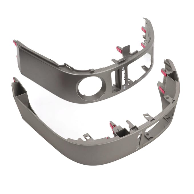 2 stuks auto dashboard ventilatierooster links en rechts centrale airco ventilatierooster voor Prius 2004 tot 2009 gray