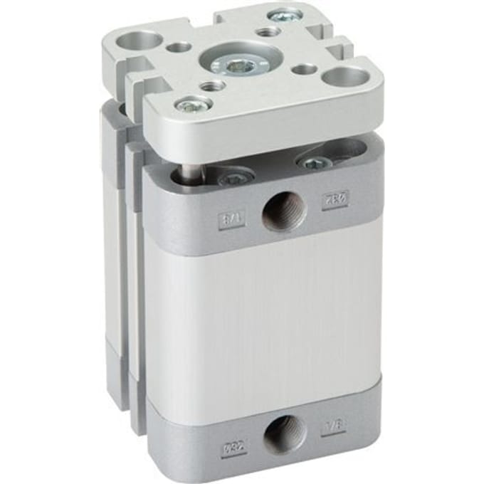 ISO 21287 Compacte Dubbelwerkende Cilinder 100-100mm - Magnetisch - Niet-roterend