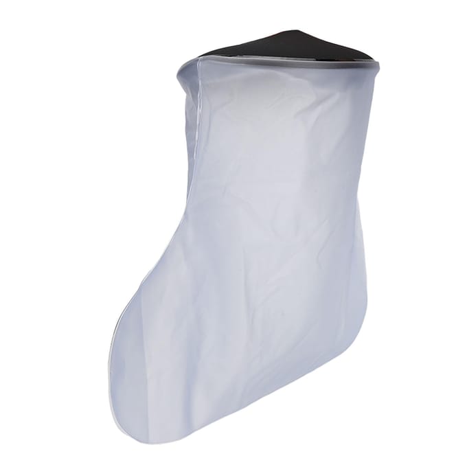 Voetgips Douchehoes Waterdicht Elastische Opening Goede Afsluiting Transparant Huidvriendelijk Enkel black
