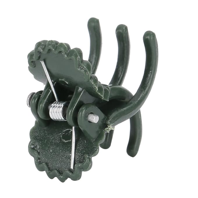 100 Pièces Pince Plante Belle Forme Chrysanthème Clips de Support Fixation Tiges Fleurs Jardin gray