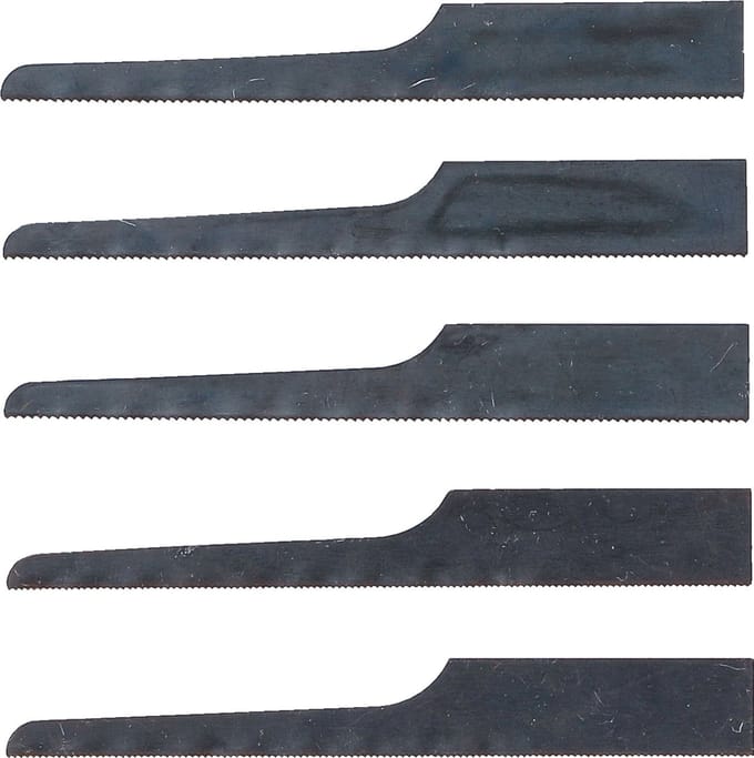 BGS Set zaagbladen voor carrosserie-decoupeerzaag 5 delig