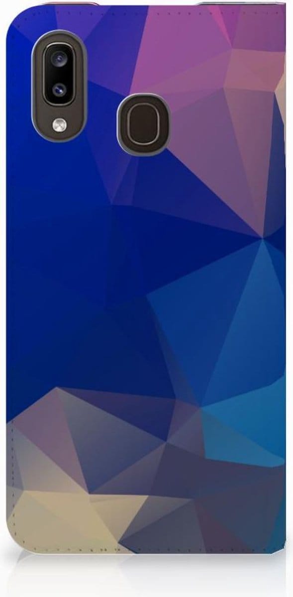 Samsung Galaxy A30 Stand Case Polygon Dark