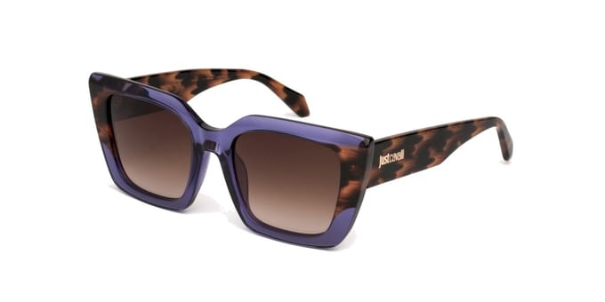 Just Cavalli SJC099V Viola trasparente lucido 53/20/140 WOMAN Zonnebrillen