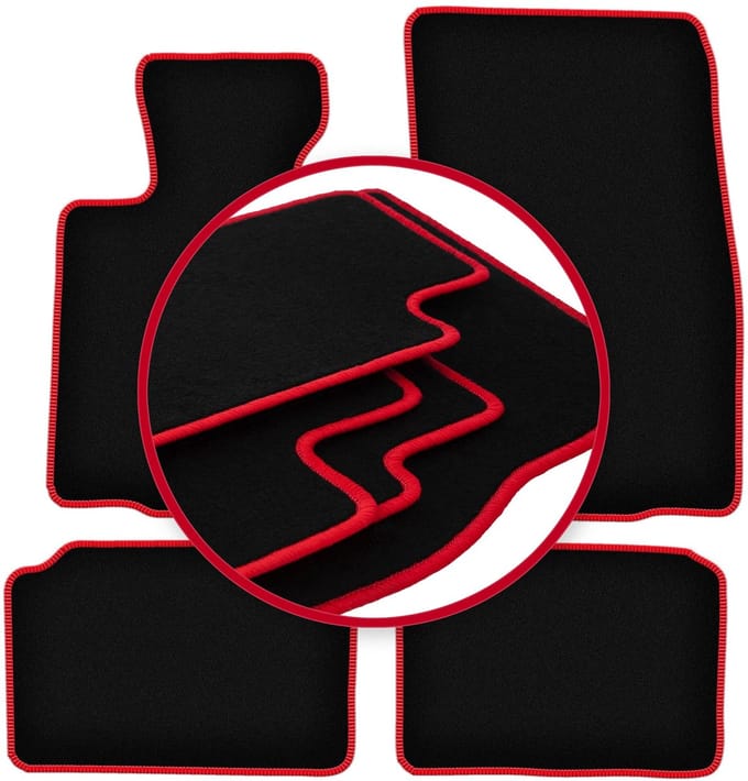 CARLUX-RED automatten voor: Mini Countryman R60 hatchback (2010-2017)