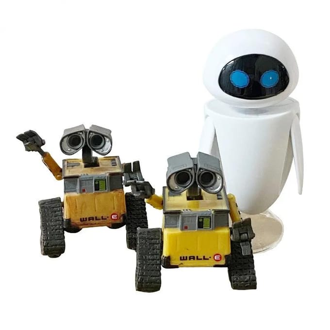 Wall-E Robot Wall E & EVE PVC Actiefiguur Collectie Model Speelgoed Poppen 6cm10cm Voor Kinderen Kerstcadeau