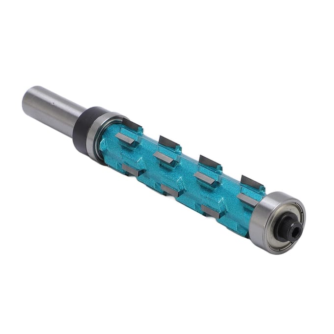Vlakfrees Bit 12mm Schacht Dubbel Lager Spiraal 75mm Snijlengte Houtbewerking Frezen