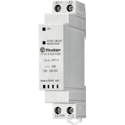 Finder Halfgeleiderrelais 77.01.9.024.9024 15 A Schakelspanning (max.): 32 V/DC 1 stuk(s)